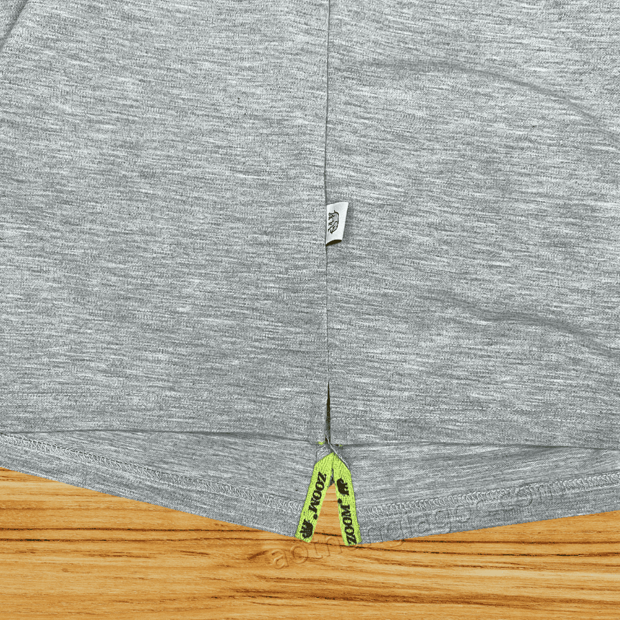 áo polo cá sấu 4 chiều nam màu xám